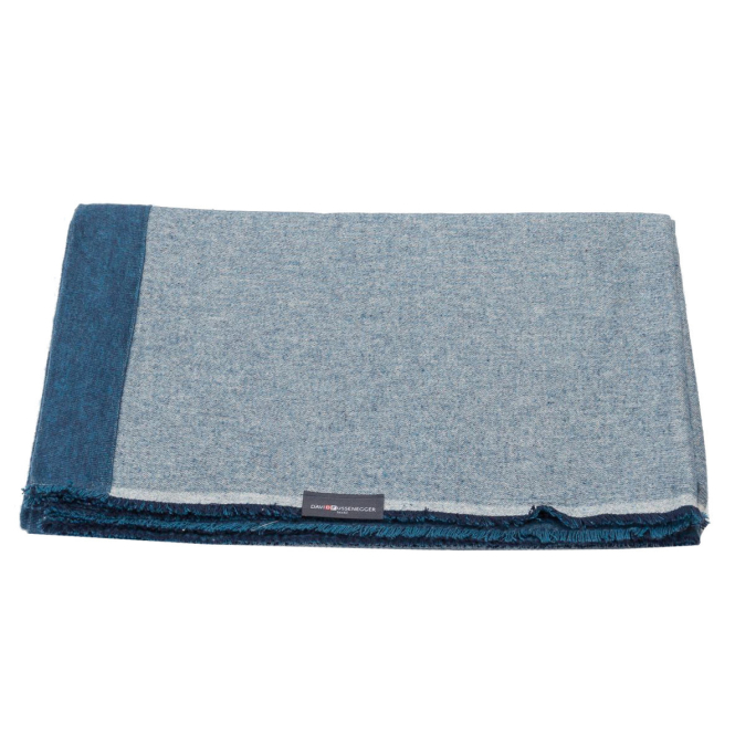 David Fussenegger RIVA Decke uni mêlé 140x200 cm marine kaufen