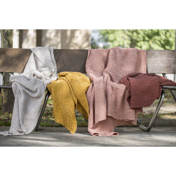 David Fussenegger VIGO Waffeldecke 140x200 cm golden online kaufen