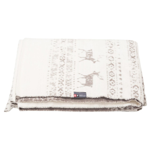 David Fussenegger MONTANA Baumwoll-Decke Bordüre 150x200 cm - rohweiß