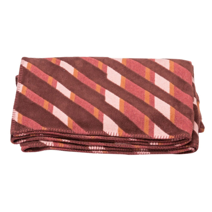 David Fussenegger DECO Plaid Diagonal 130x200 cm bordeaux kaufen