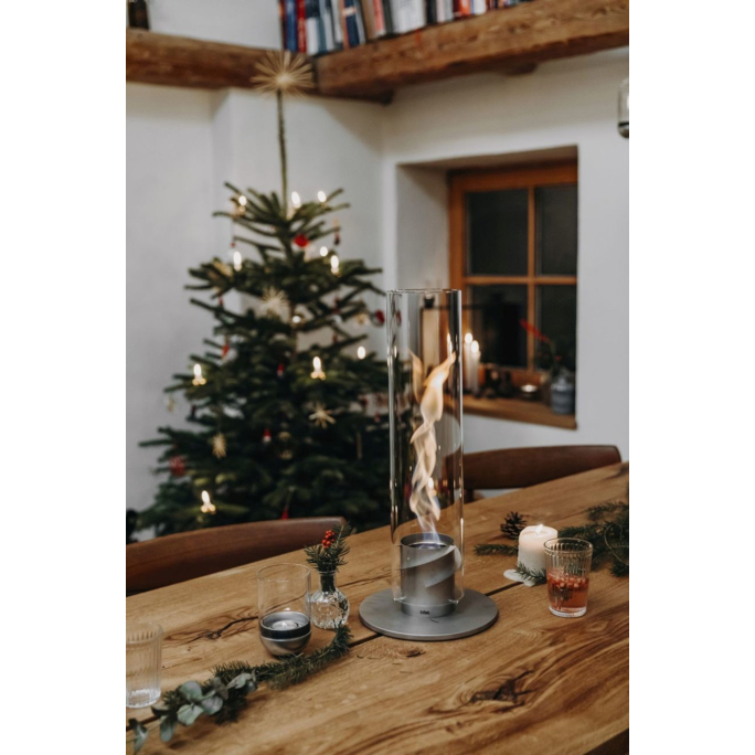höfats SPIN 90 Tischfeuer Ø 19 cm - Höhe 40,5 cm - schwarz kaufen 