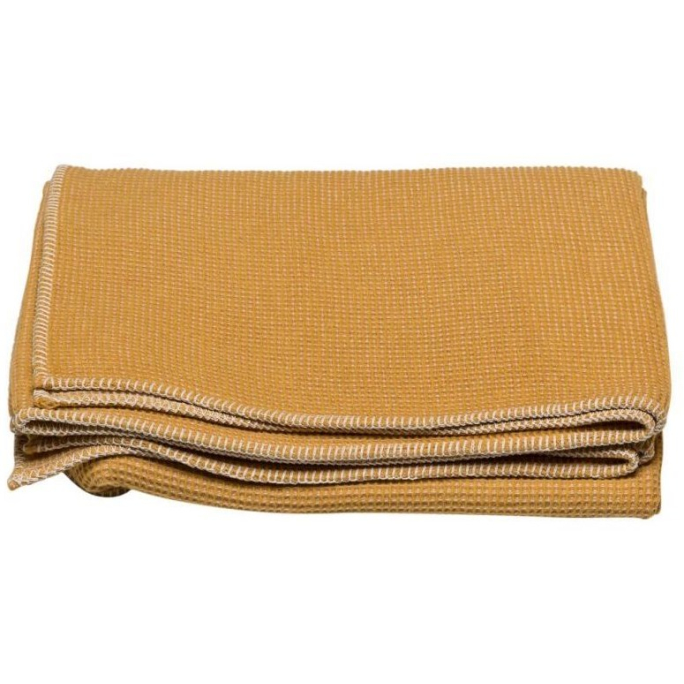 David Fussenegger Uni Waffeldecke 140x200 cm senf online kaufen