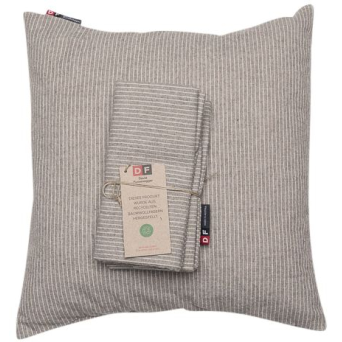 David Fussenegger NIZZA Nadelstreifen Recycling Kissen 2erSet 2 Stück