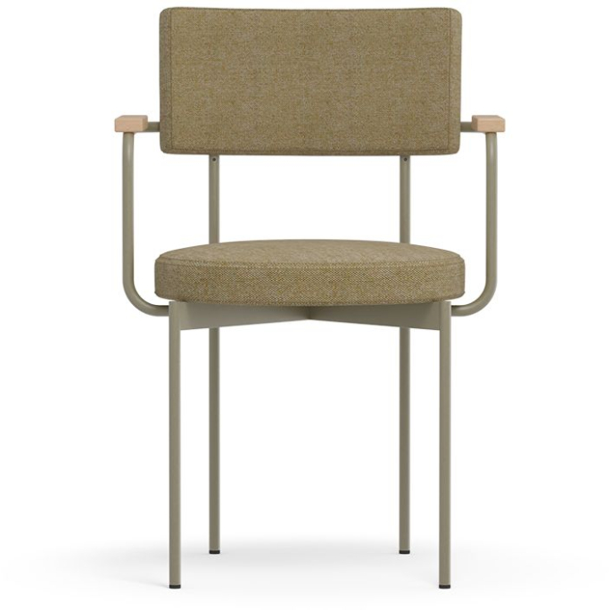 HK living Dining Chair Stuhl mit Armlehnen 56x54x81 cm kensington