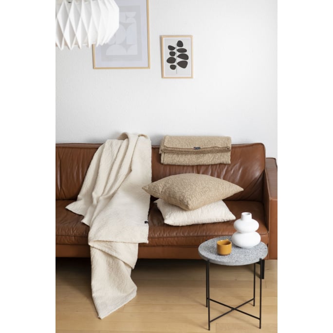 David Fussenegger TEDDY Uni Kissen mit Füllung 50x50 cm kies kaufen