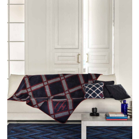 Tommy Hilfiger RIBBON SPIRIT Decke 150x200 cm - navy online kaufen 