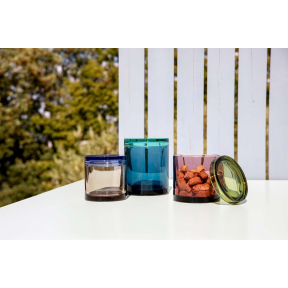 Remember Glasdose mit Deckel M Ø 14 cm - Höhe 16 cm - Volumen 1,3  