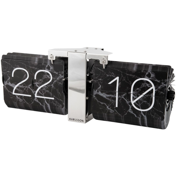 Karlsson Flip Clock No Case Flip Uhr 14x36x8,5 cm black kaufen