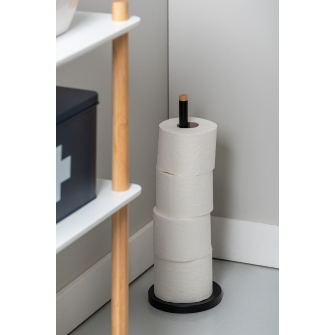 Present Time Bamboo Accent Ersatzrollenhalter Ø 15 cm - Höhe 46 cm