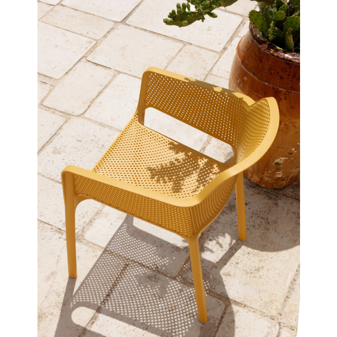 Nardi Net Monoblock Stühle Outdoor - 6er Set 6er Set: Breite: 60,5 