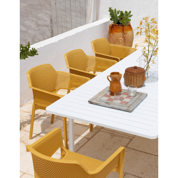 Nardi Net Monoblock Stühle Outdoor - 6er Set 6er Set: Breite: 60,5 