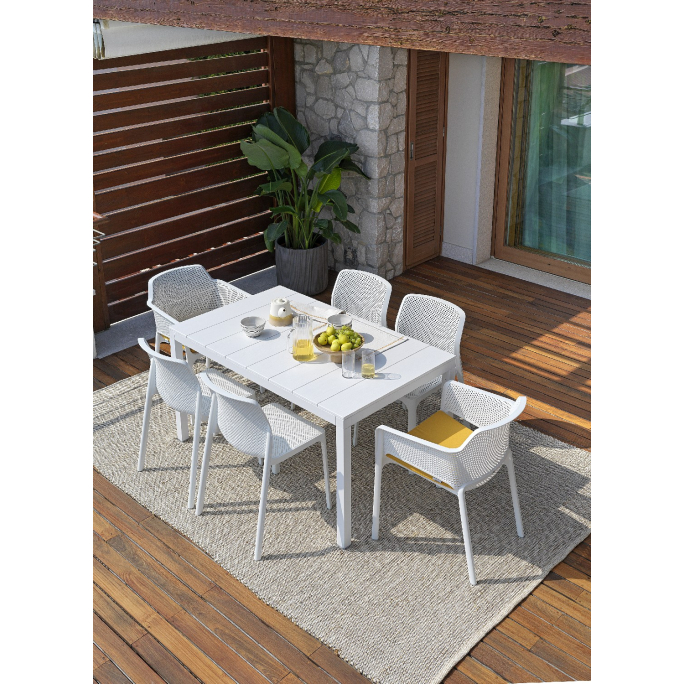 Nardi Net Monoblock Stühle Outdoor - 6er Set 6er Set: Breite: 60,5 