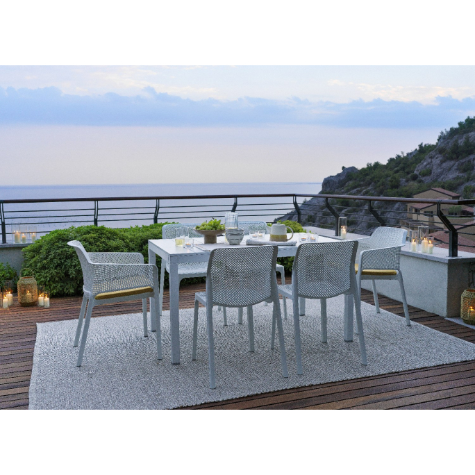 Nardi Net Monoblock Stühle Outdoor - 6er Set 6er Set: Breite: 60,5 