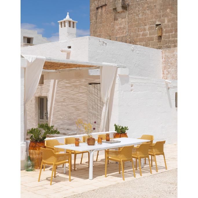 Nardi Net Monoblock Stühle Outdoor - 6er Set 6er Set: Breite: 60,5  