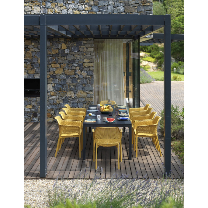 Nardi Net Monoblock Stühle Outdoor - 6er Set 6er Set: Breite: 60,5 