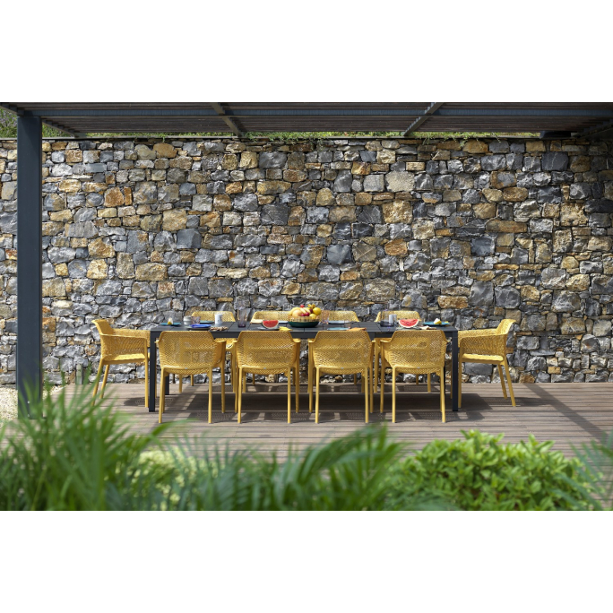 Nardi Net Monoblock Stühle Outdoor - 6er Set 6er Set: Breite: 60,5 