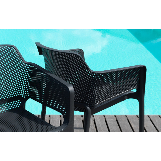 Nardi Net Monoblock Stühle Outdoor - 6er Set 6er Set: Breite: 60,5 