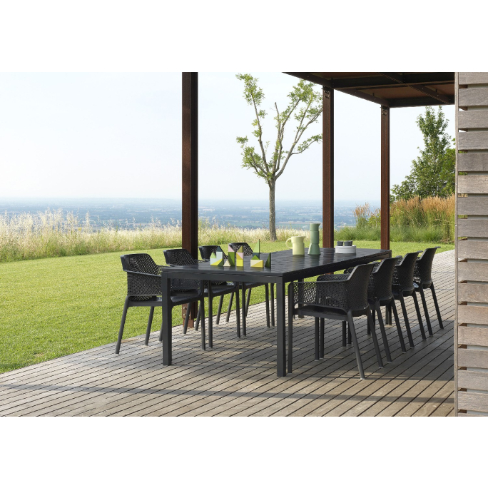 Nardi Net Monoblock Stühle Outdoor - 6er Set 6er Set: Breite: 60,5 
